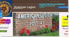 Desktop Screenshot of americanlegionpost43nj.org